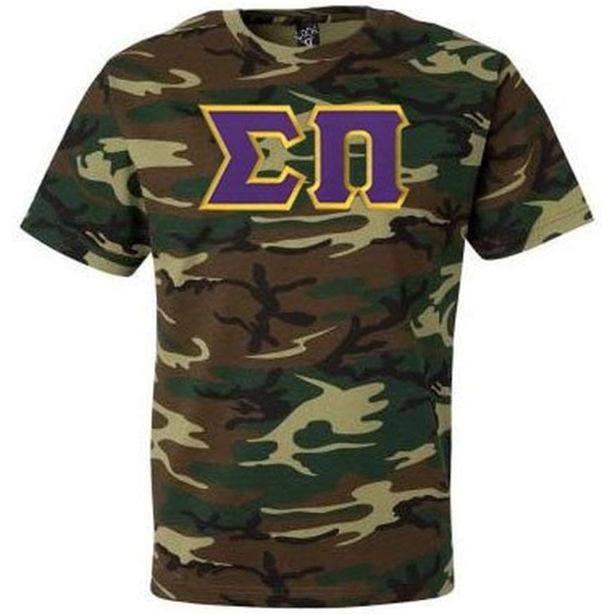 image:imageSigma Pi Lettered Camouflage TShirtCamouflage