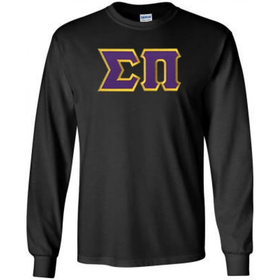 image:imageSigma Pi Lettered Long SleeveBlack