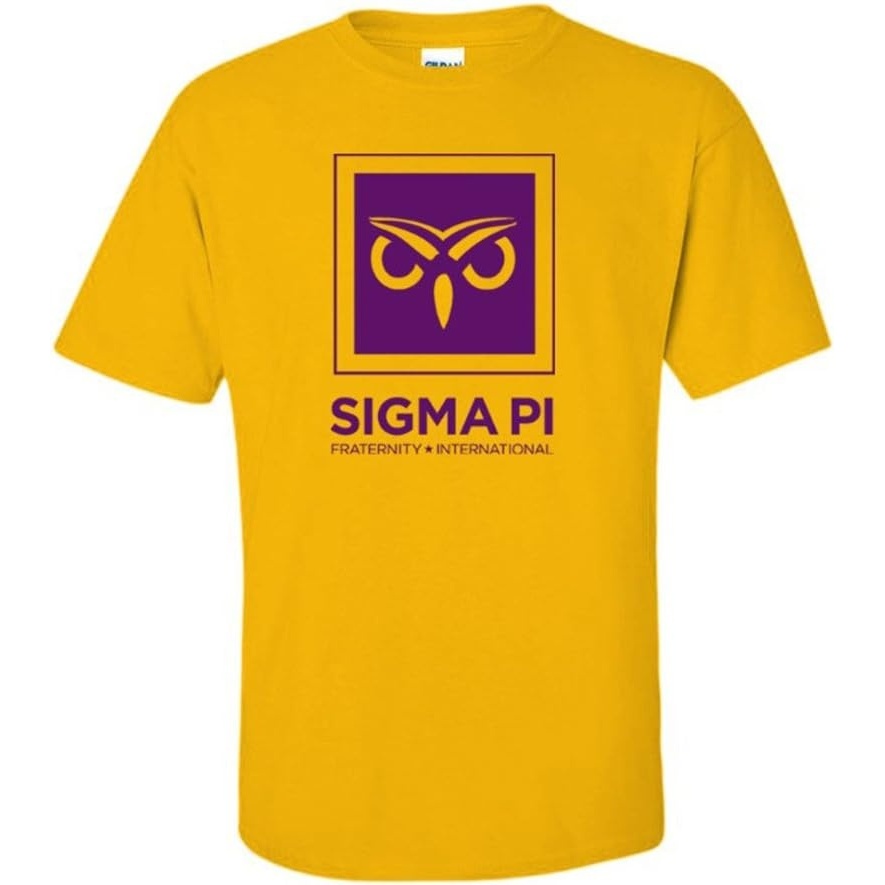 image:imageSigma Pi Logo Short Sleeve TeeGold
