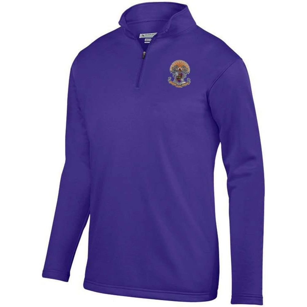 image:imageSigma Pi World Famous Crest Wicking Fleece PulloverPurple