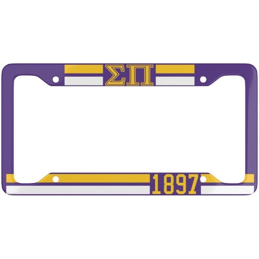 image:imageSigma Pi Year License Plate Frames