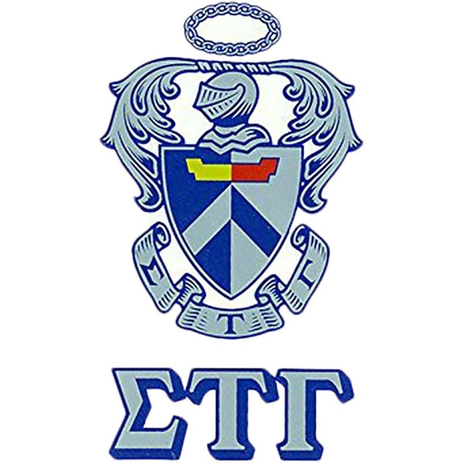 image:imageSigma Tau Gamma Crest Decal BlueWhite
