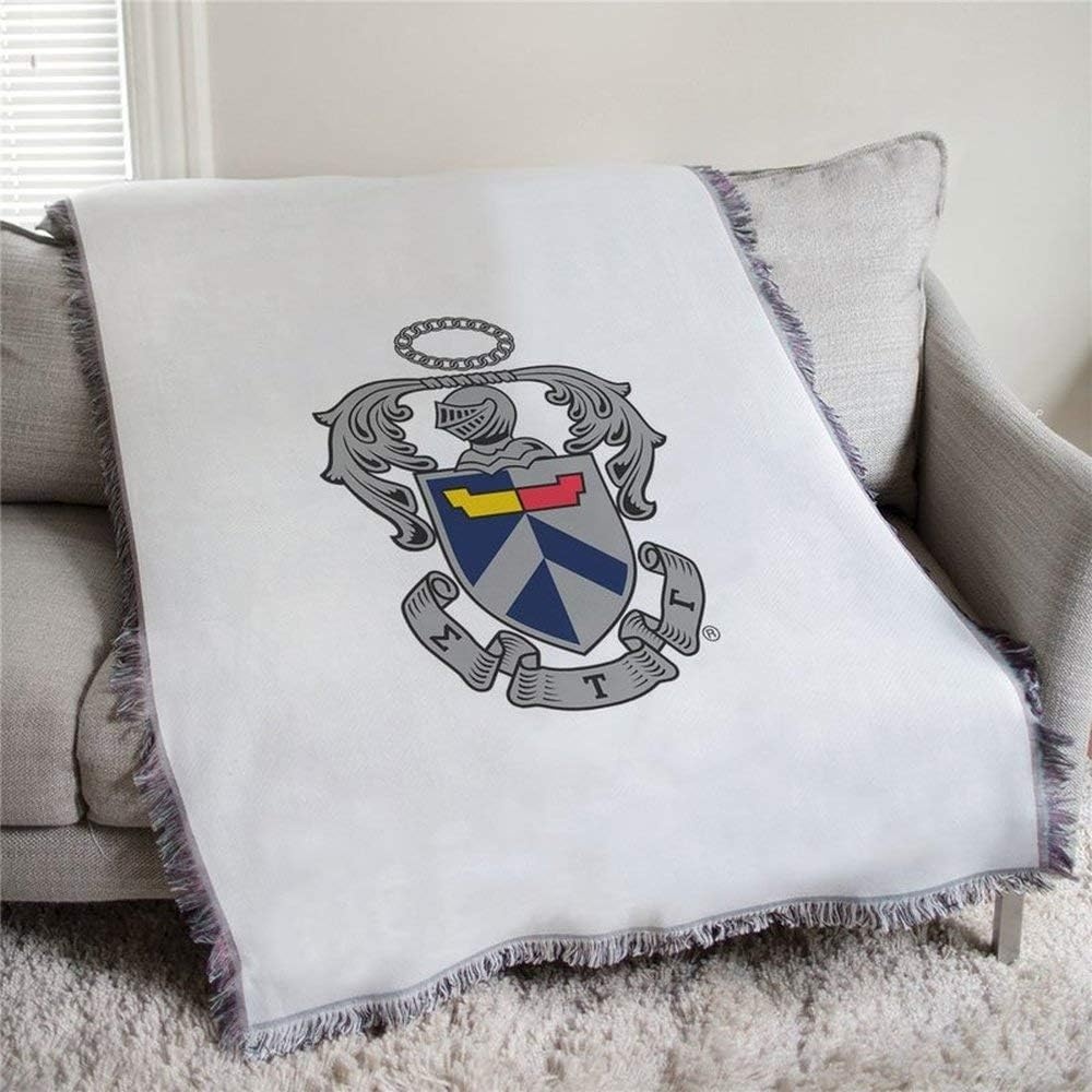 image:imageSigma Tau Gamma Full Color Crest Afghan Blanket Throw