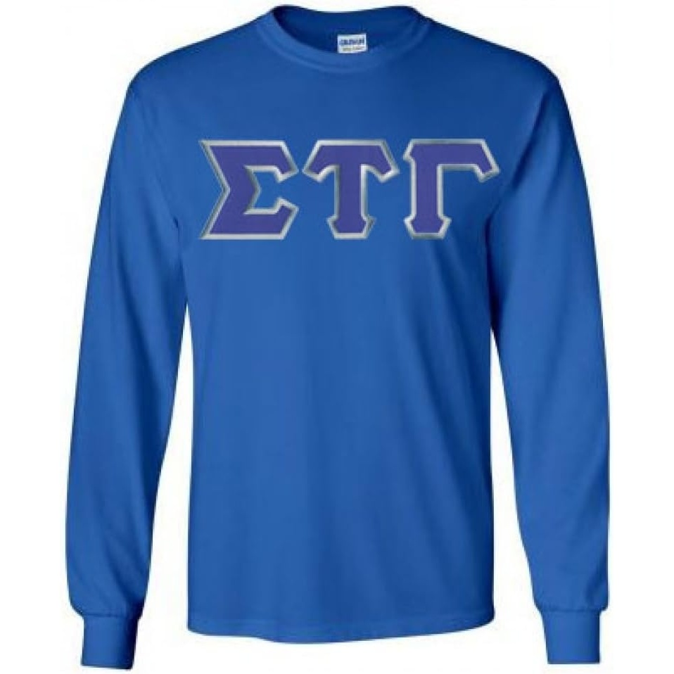 image:imageSigma Tau Gamma Lettered Long SleeveRoyal Blue