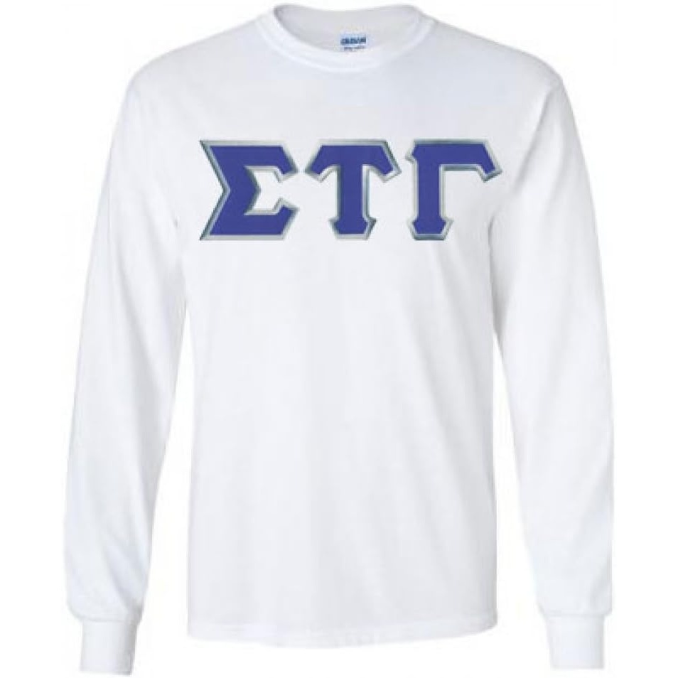 image:imageSigma Tau Gamma Lettered Long SleeveWhite