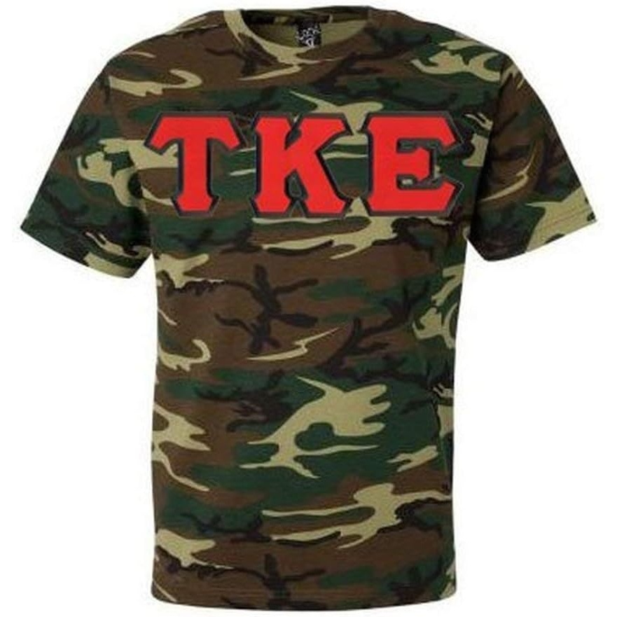 image:imageTau Kappa Epsilon Lettered Camouflage TShirtsCamouflage