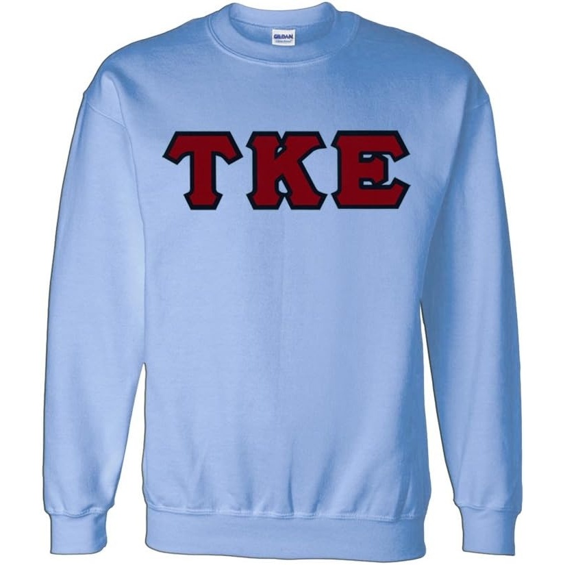 image:imageTau Kappa Epsilon Lettered CrewneckLight Blue
