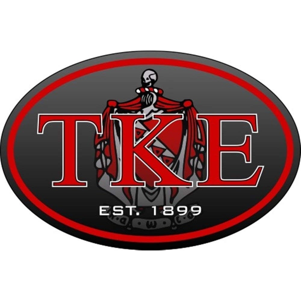 image:imageTau Kappa Epsilon TKE Color Oval Decal