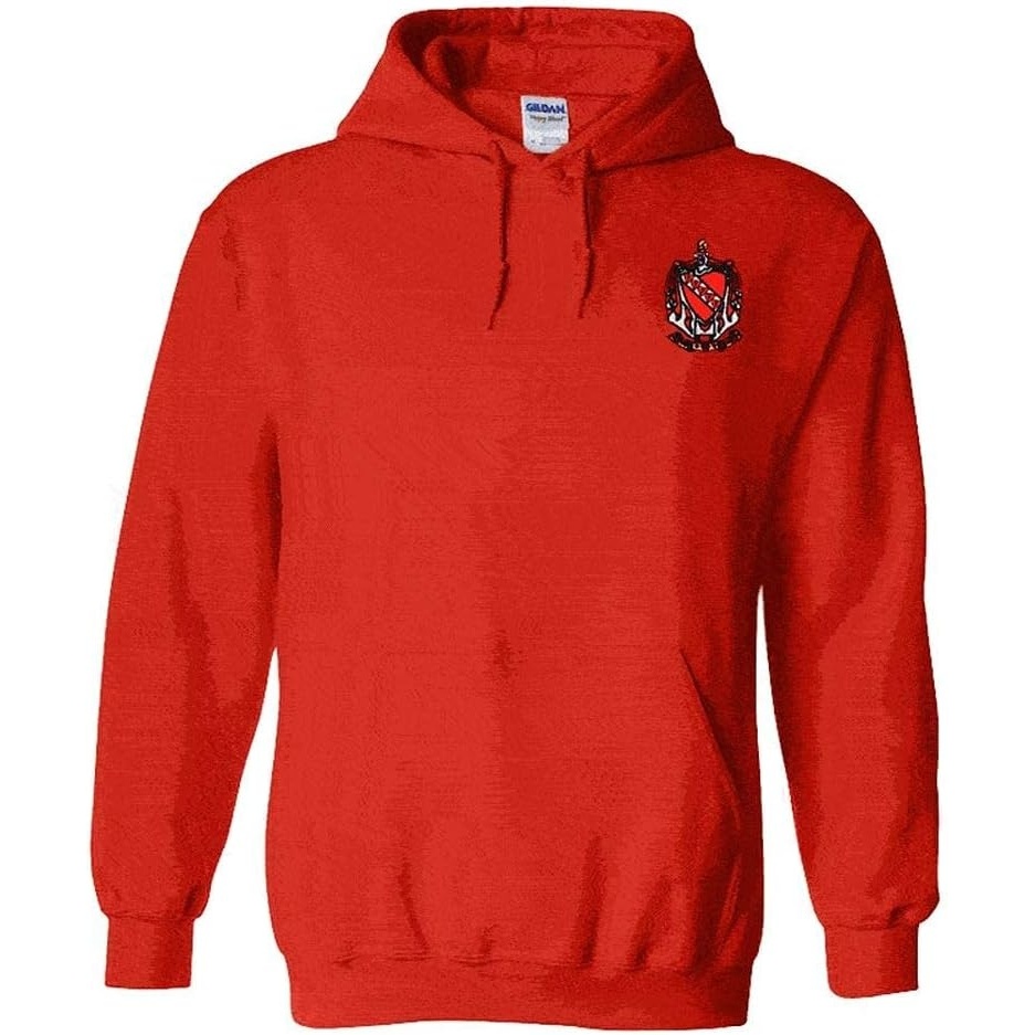 image:imageTau Kappa Epsilon TKE Crest  Shield Emblem Hooded SweatshirtRed