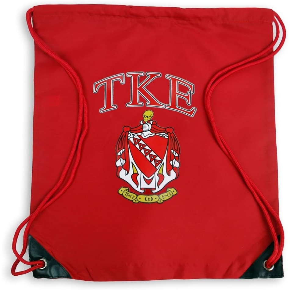 image:imageTau Kappa Epsilon TKE Crest Cinch Sack