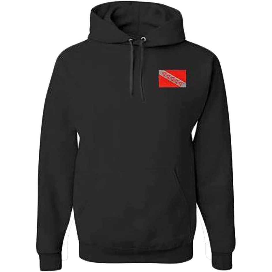 image:imageTau Kappa Epsilon TKE Flag Patch Hooded SweatshirtBlack