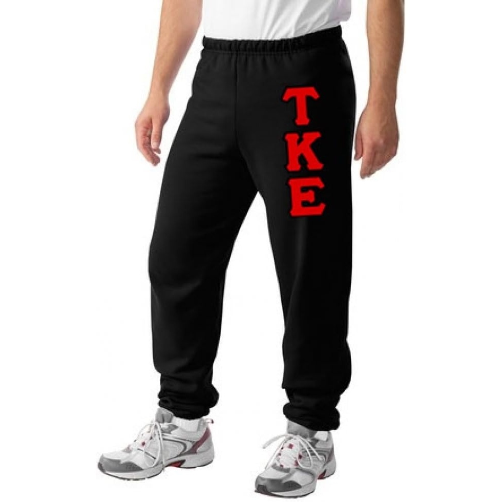 image:imageTau Kappa Epsilon TKE Lettered SweatpantsBlack