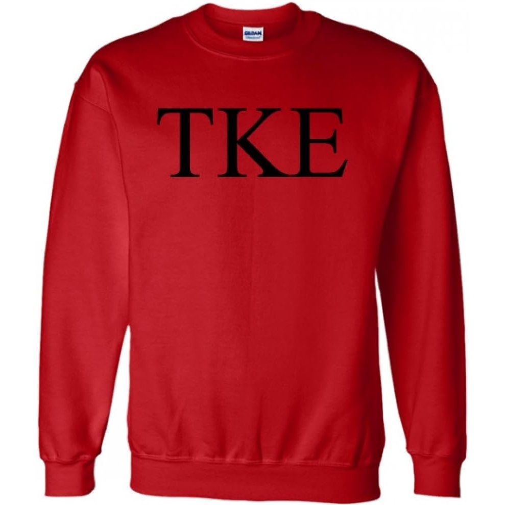 image:imageTau Kappa Epsilon TKE World Famous Greek CrewneckRed