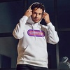 Greekgear Men’s Sigma Phi Epsilon SigEp Capsule Hooded Sweatshirt White(White)