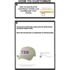Personalized Tau Epsilon Phi Greek Line Hat(Tan)