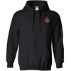 Tau Kappa Epsilon TKE Crest – Shield Emblem Hooded Sweatshirt(Black)