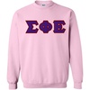 Greekgear Sigma Phi Epsilon Lettered Crewneck(Light Pink)