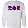 Greekgear Sigma Phi Epsilon Lettered Crewneck(White)