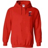 Greekgear Sigma Phi Epsilon SigEp Crest – Shield Emblem Hooded Sweatshirt(Red)