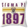Greekgear Sigma Pi Crest Square Pillow 16″ x 16″(16″ X 16″)