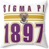 Greekgear Sigma Pi Crest Square Pillow 16″ x 16″(20″ X 20″)