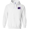 Greekgear Sigma Pi Flag Patch Hooded Sweatshirt(White)