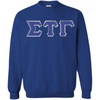 Greekgear Sigma Tau Gamma Lettered Crewneck(Navy Blue)