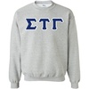 Greekgear Sigma Tau Gamma Lettered Crewneck(Sports Grey)