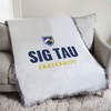 Greekgear Sigma Tau Gamma Shield Afghan Blanket Throw