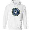 Greekgear Sigma Tau Gamma Shield Hooded Sweatshirt(White)