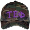 Greekgear Tau Epsilon Phi Lettered Camouflage Hat Military Camo