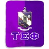 Greekgear Tau Epsilon Phi Two Tone Sherpa Lap Blanket