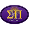 Sigma Pi Color Oval Decal