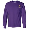 Sigma Pi Fraternity Crest Longsleeve Tee(Purple)