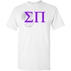 Sigma Pi Greek Crest T-Shirt(Light Grey)