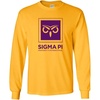 Sigma Pi Logo Long Sleeve Tee(Gold)