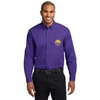 Sigma Pi Long Sleeve Oxford(Purple/Light Stone)