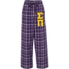 Sigma Pi Pajamas Flannel Pant(Purple/White)