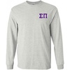 Sigma Pi World Famous Crest Long Sleeve T-Shirt(Light Grey)