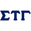 Sigma Tau Gamma Big Greek Letter Window Sticker Decal 4 Inches Navy Blue(Navy Blue)