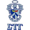 Sigma Tau Gamma Crest Decal Blue/White