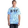 Sigma Tau Gamma Essential Tie-Dye Lettered Tee(Light Blue)