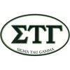 Sigma Tau Gamma Euro Decal Oval Sticker
