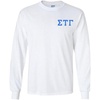 Sigma Tau Gamma Flag Long Sleeve T-Shirt(White)