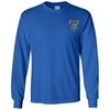 Sigma Tau Gamma Fraternity Crest Longsleeve Tee(Royal Blue)