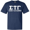 Sigma Tau Gamma Greek Heavyweight T-Shirt(True Navy)