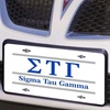 Sigma Tau Gamma Lettered Lines License Cover