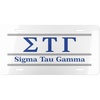 Sigma Tau Gamma Lettered Lines License Covers