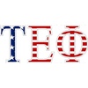 Tau Epsilon Phi American Flag Greek Letter Sticker – 2.5″ Tall