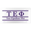 Tau Epsilon Phi Lettered Lines License Covers
